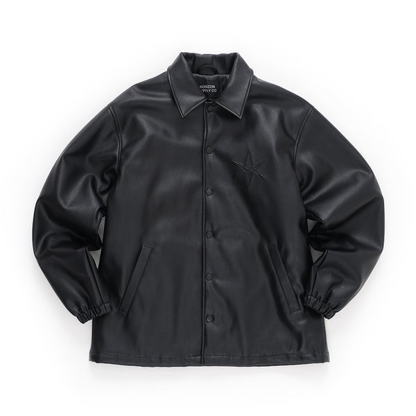 Hex Leather Coach Jacket | Bring Me The Horizon merch – Horizon
