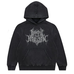 国内で当店のみ Horizon Supply Co - D-GENERATION HOODIE HSC-Washed-Black-Hoodie-Back-