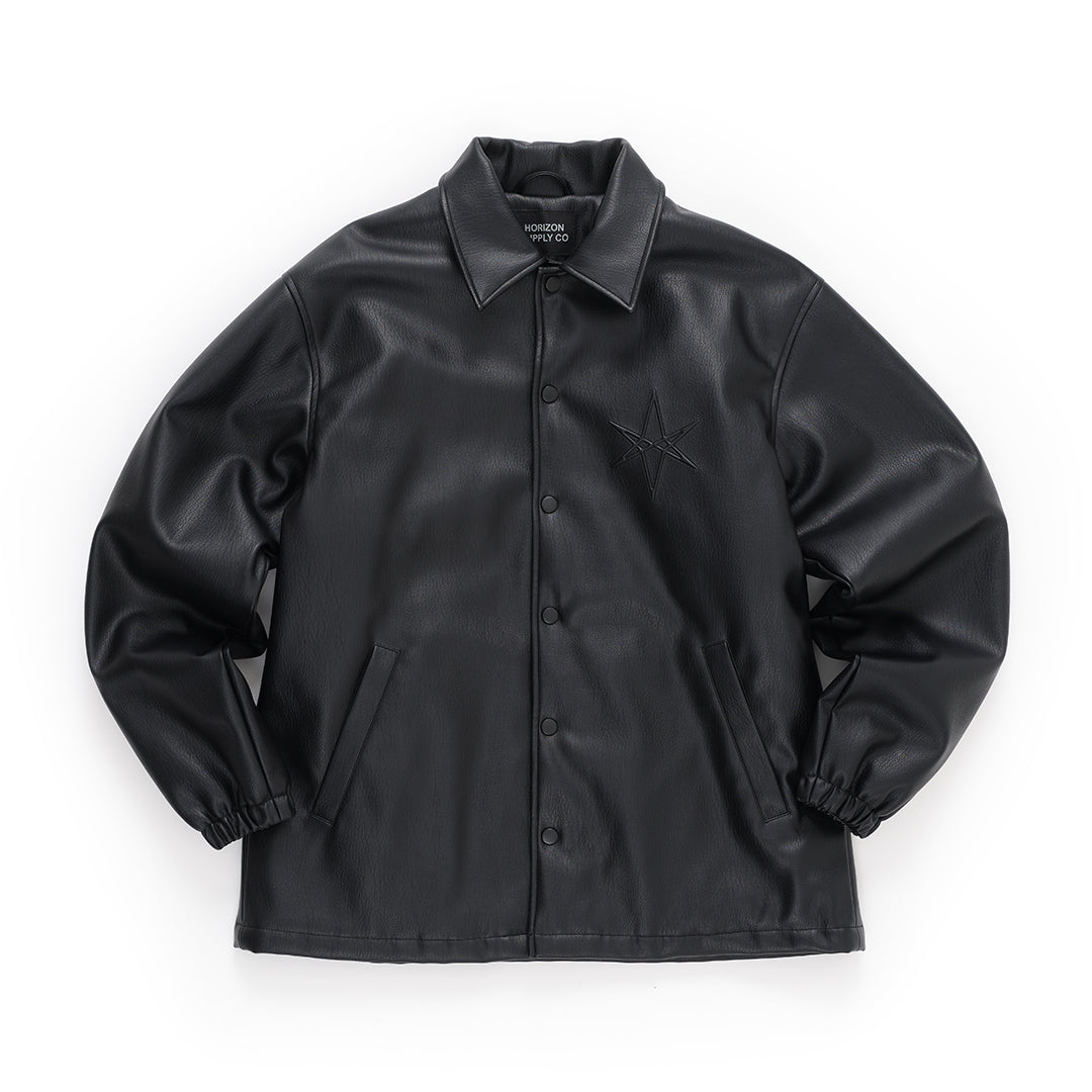 Hex Leather Coach Jacket