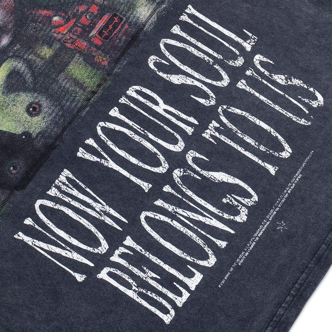 Bring Me The Horizon Distressed Nex Gen Uomo T-Shirt Nero S 100% Cotone Regular